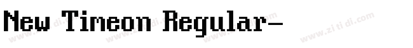 New Timeon Regular字体转换